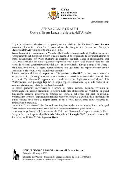 Comunicato stampa