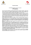 Comunicato stampa