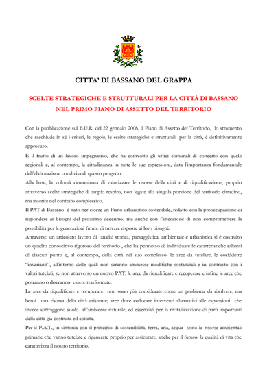 Presentazione Sindaco