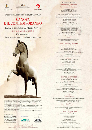 Programma 13ª Settimana di Studi Canoviani