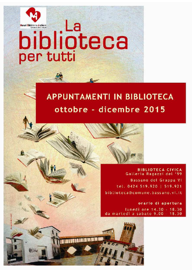 Programmazione ottobre-dicembre 2015