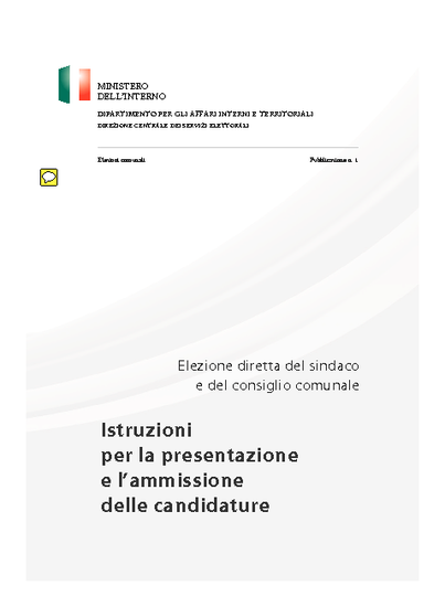 Presentazione delle candidature_elezioni amministrative 2019