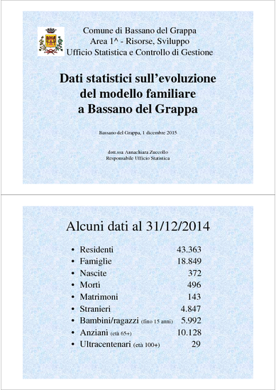 Famiglia bassanese 2014