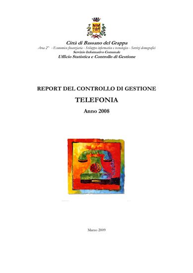 Report telefonia 2008