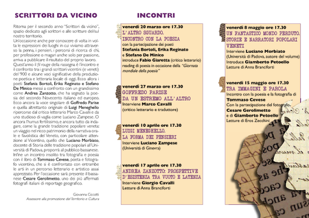 Calendario degli incontri