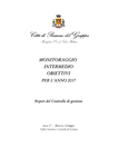 Monitoraggio intermedio obiettivi 2017