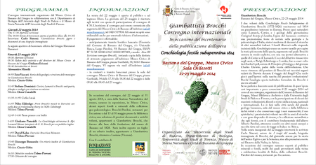 Programma del convegno Brocchi
