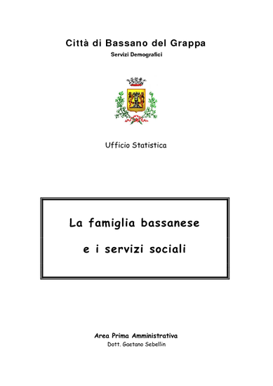 Famiglia e Servizi Sociali 2003