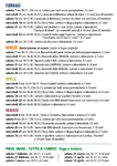 Calendario degli incontri