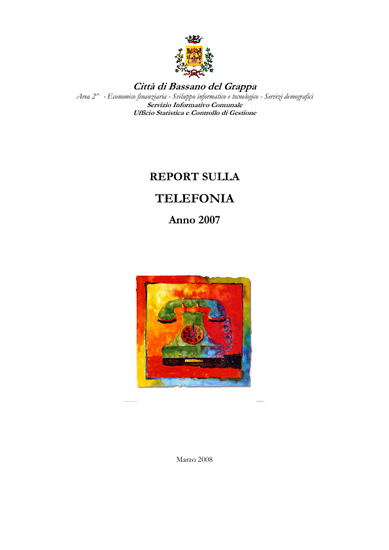 Report telefonia 2007