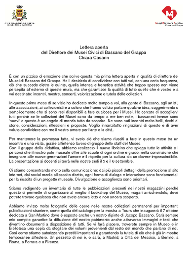 lettera aperta