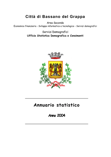 Annuario statistico 2004